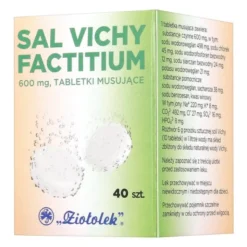 Sal Vichy factitium, 600mg, tabletki musujące, 40 szt.