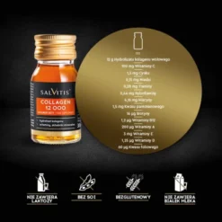 Salvitis Collagen 12000, kolagen do picia, płyn, 30 ml