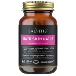 Salvitis Hair Skin Nails (Włosy Skóra Paznokcie), tabletki powlekane, 60 szt.