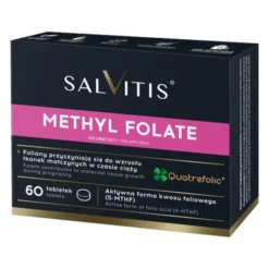 Salvitis Methyl Folate (Folian metylu), tabletki powlekane, 60 szt.
