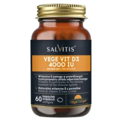 Salvitis Vege Vit D3 4000 IU, kapsułki miękkie, 60 szt.