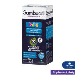 Sambucol Baby, proszek do przygotowania zawiesiny doustej, 2,2 g, saszetki, 12 szt.