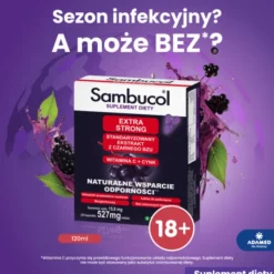 Sambucol Extra Strong, kapsułki dla dorosłych, 30 szt.