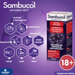 Sambucol Extra Strong, płyn, 120 ml
