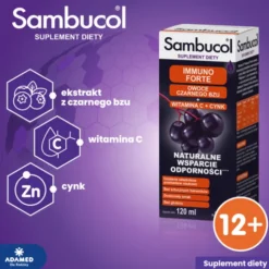 Sambucol Immuno Forte, płyn, 120 ml