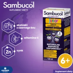 Sambucol Junior, płyn, 120 ml