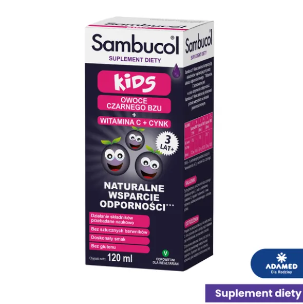 Sambucol Kids, płyn, 120 ml