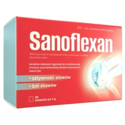 Sanoflexan, 1500 mg, proszek do sporządzania roztworu doustnego, 30 sasz.