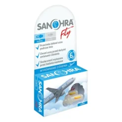 Sanohra Fly, zatyczki do uszu dla dorosłych, średnie, 1 para