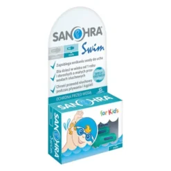 Sanohra Swim, zatyczki do uszu dla dzieci, małe, 1 para