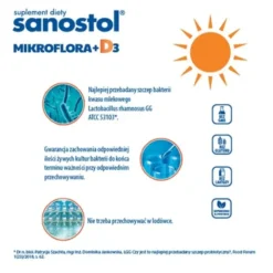 Sanostol Mikroflora+D3, krople, 8 ml