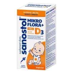 Sanostol Mikroflora+D3, krople, 8 ml
