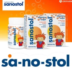 Sanostol, tabletki musujące do ssania, 60 szt.