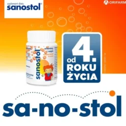 Sanostol, tabletki musujące do ssania, 60 szt.
