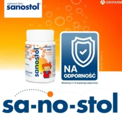 Sanostol, tabletki musujące do ssania, 60 szt.