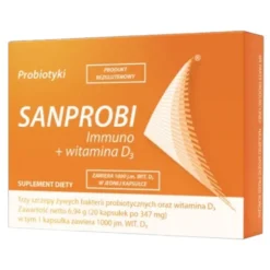 Sanprobi Immuno + witamina D3, kapsułki, 20 szt.
