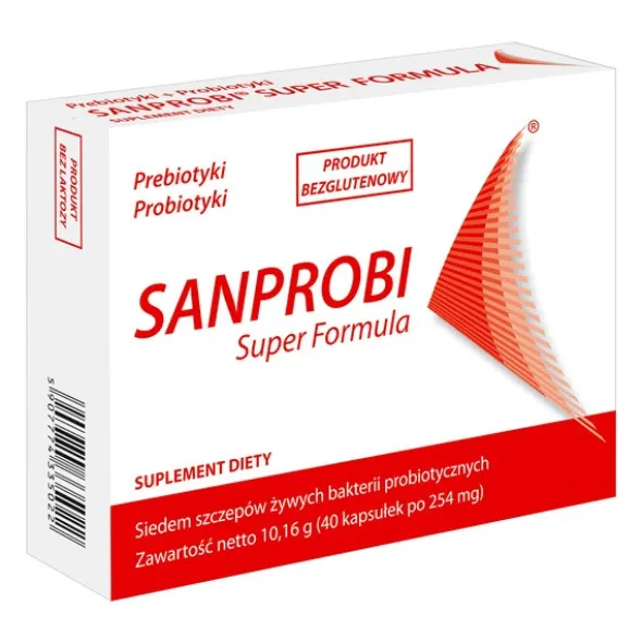 Sanprobi Super Formuła, kapsułki, 40 szt.