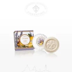 Saponificio Artigianale Fiorentino, naturalne mydło w ozdobnym pudełku, lawenda z cedrem, 100 g