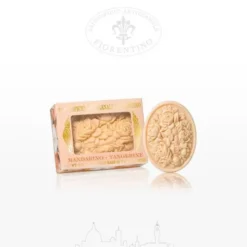 Saponificio Artigianale Fiorentino, naturalne mydło w pudełku z okienkiem, mandarynka, 125 g