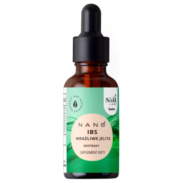 Sati Labs, Nano IBS Wrażliwe Jelita, krople, 50 ml