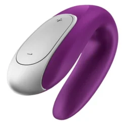 Satisfyer, Double Fun Connect App, fioletowy, 1 szt.