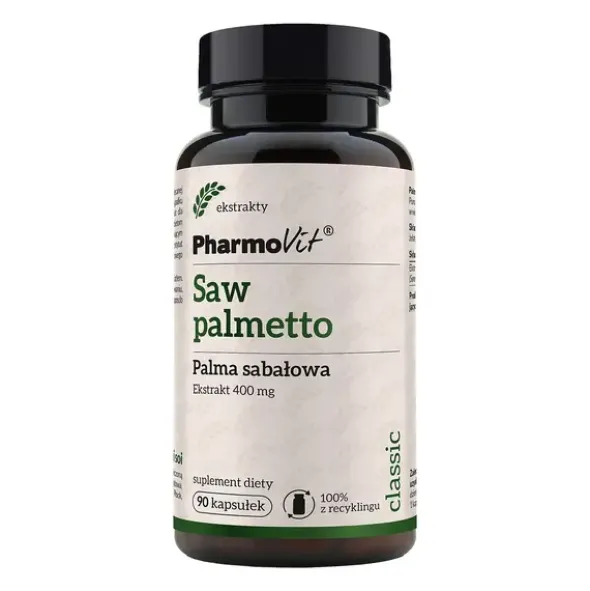 Saw palmetto Palma sabałowa, kapsułki, 90 szt.