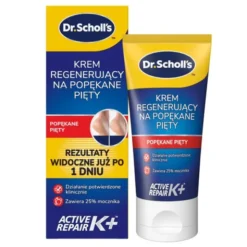 Scholl, krem regenerujący na popękane pięty, 60 ml
