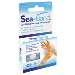 Sea-Band, akupresurowa opaska przeciw mdłościom, dla dorosłych, 2 szt.