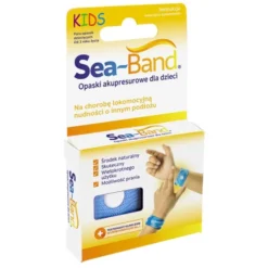 Sea-Band, opaska akupresurowa przeciw mdłościom dla dzieci, niebieska, 2 szt.