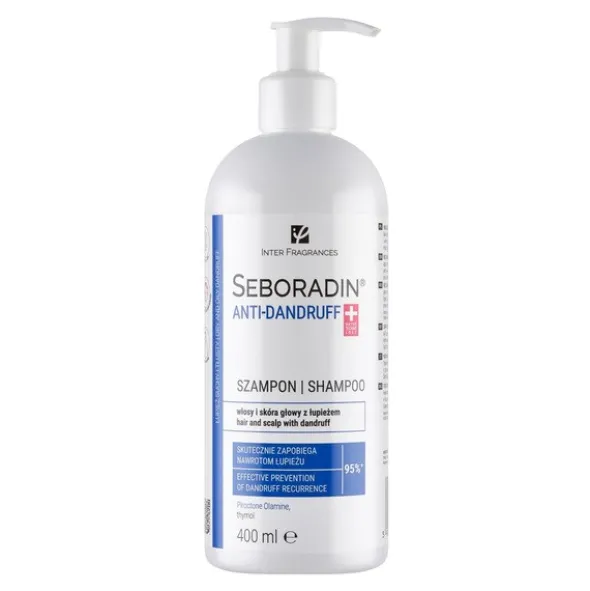 Seboradin Anti-Dandruff, szampon przeciwłupieżowy, 400 ml