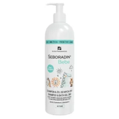 Seboradin Bebe, szampon & żel do mycia 2w1, 500 ml