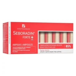 Seboradin Forte, ampułki przeciw wypadaniu włosów, 14 x 5,5 ml