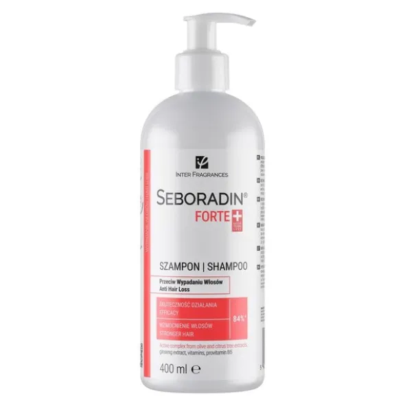 Seboradin Forte, szampon przeciw wypadaniu włosów, 400 ml