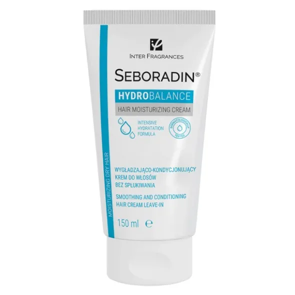 Seboradin Hydro Balance, krem do włosów intensywnie nawilżający, 150 ml