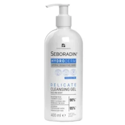 Seboradin Hydroderm, żel do mycia ciała i twarzy, 400 ml