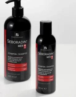 Seboradin Men, szampon przeciw wypadaniu włosów i powstawaniu zakoli, 400 ml