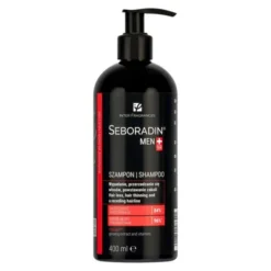 Seboradin Men, szampon przeciw wypadaniu włosów i powstawaniu zakoli, 400 ml
