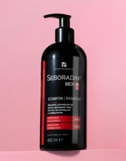 Seboradin Men, szampon przeciw wypadaniu włosów i powstawaniu zakoli, 400 ml