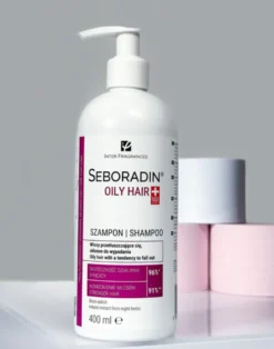 Seboradin Oily Hair, szampon do włosów przetłuszczających się i skłonnych do wypadania, 400 ml