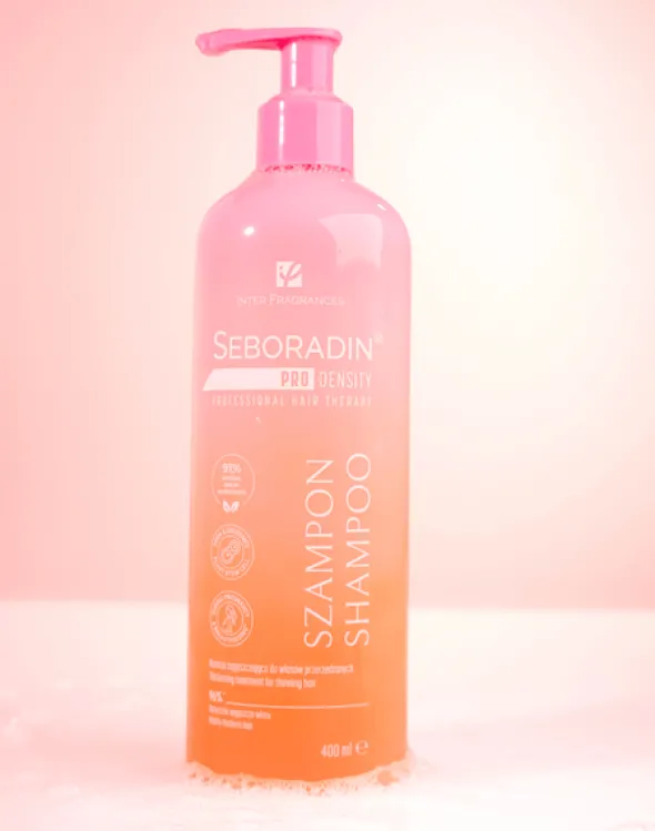 Seboradin Pro Density, szampon do włosów cienkich i osłabionych, 400 ml