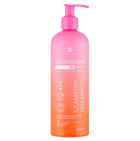 Seboradin Pro Density, szampon do włosów cienkich i osłabionych, 400 ml