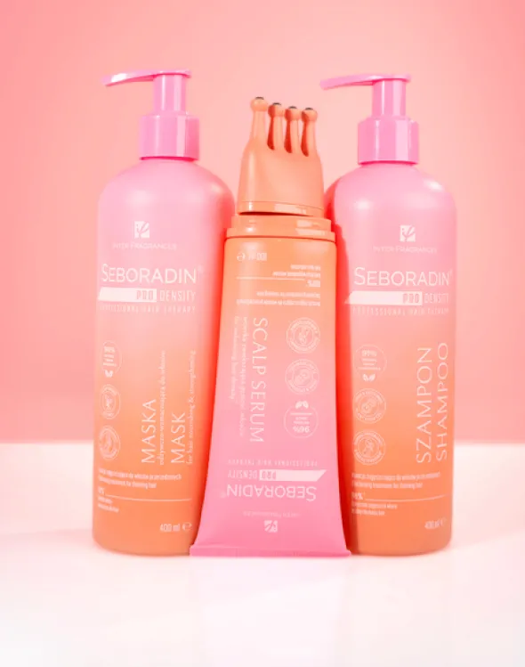 Seboradin Pro Density, szampon do włosów cienkich i osłabionych, 400 ml