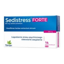Sedistress Forte, 500 mg, tabletki powlekane, 14 szt.
