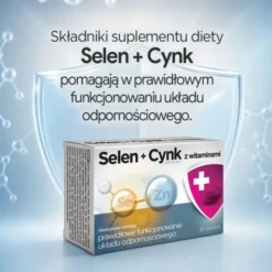 Selen + cynk z witaminami, tabletki, 30 szt.