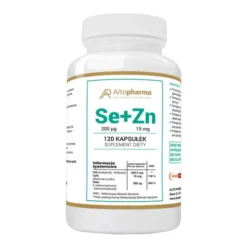 Selen 200 µg + Cynk 15 mg + Prebiotyk, kapsułki twarde, 120 szt.