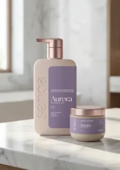 Senoa Aurora Shower Oil, nawilżający olejek do mycia pod prysznic, 250 ml