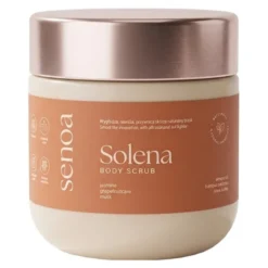 Senoa Solena Body Scrub, peeling wygładzający do ciała, 300 g