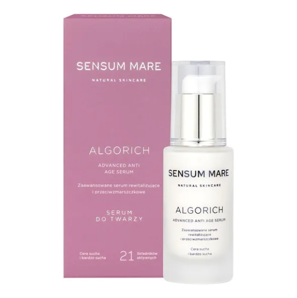 Sensum Mare Algorich, zaawansowane serum rewitalizujące i przeciwzmarszczkowe cera sucha i bardzo sucha, 30 ml