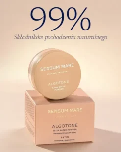 Sensum Mare Algotone, transparentny puder sypki o satynowym wykończeniu, 10 g