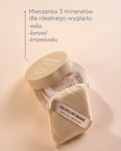 Sensum Mare Algotone, transparentny puder sypki o matowym wykończeniu, 10 g